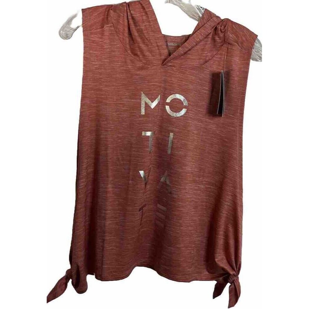 L Beachbody Women’s Energy Barcode Orange Crop Hoodie Polyester/spandex